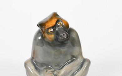 'Seated Ape' HN.140 a rare and early Royal Doulton figure