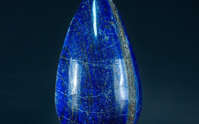 Large Natural Royal Blue Lapis Lazuli Egg- 976.74 g