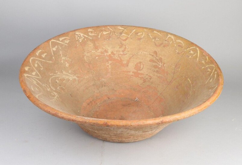 Large terracotta bowl
