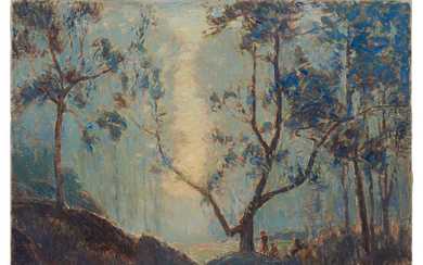 Leonard Ochtman (American, 1854-1935) The Spirit of Fontainebleau 24 x 30 in. (61.0 x 76.2 cm) unframed