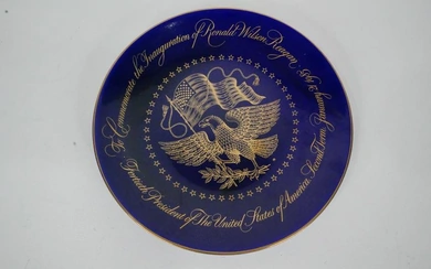 Limited Edition Ronald Reagan Inauguration Plate