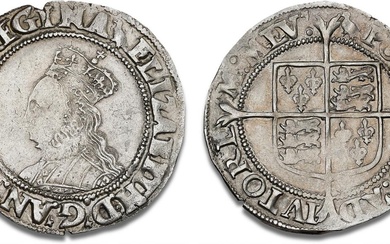 Elizabeth I, 1558–1603, London, Tower Mint, Shilling ND (1560–1561), Second Issue, Martlet,...
