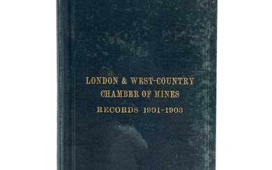 London & West Country Chamber of Mines Records 1901-1903 Secretary J. H. Collins.