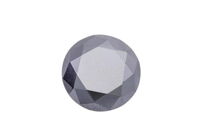 Loser, schwarzer Diamant von ca. 7,4 ct