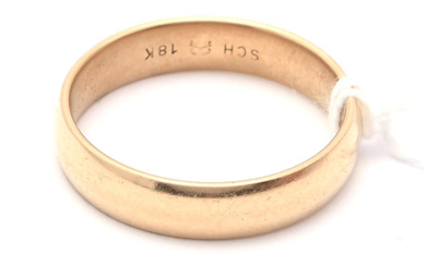 Lot Gold Ring 18K 6,2g damaged with engravi