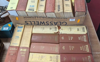 Lot details A collection of Wisden Cricketer's Almanacs, primarily from...