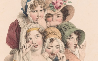 Louis Boilly (1761-1845) Ah, qu’il est bon ! [Tabac à priser]. 1824. Lithographie. [250 x...