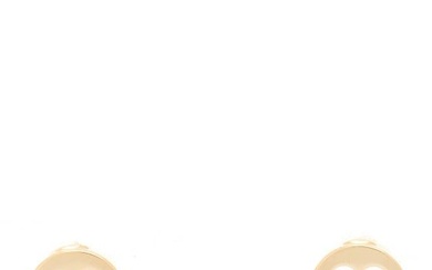 Louis Vuitton 18K Yellow Gold Empreinte Ear Studs Earrings