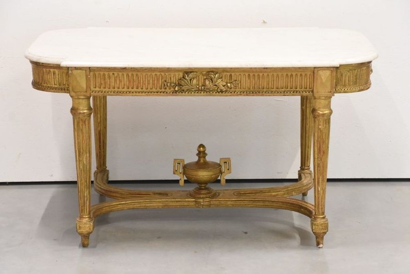 Louis XVI, Napoleon III style hall table in...
