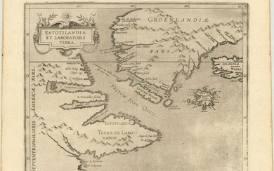 MAP, Canada & Greenland, Wytfliet