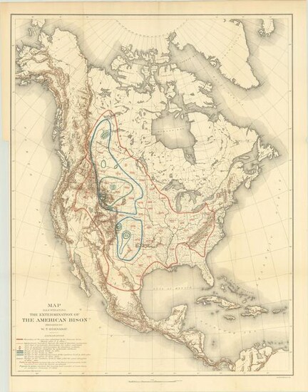 MAP, North America, Smithsonian Inst.