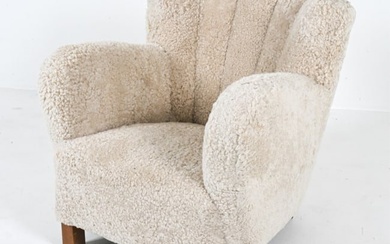 MARTA BLOMSTEDT LAMBSWOOL LOUNGE CHAIR