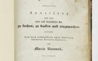 Marie Rosnack: "Stettiner Koch-Buch". Originaltitel