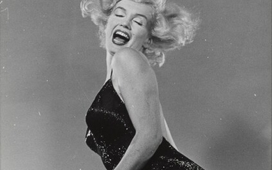 Marilyn Monroe, Jumping, for LIFE (1952), original silver gelatin photograph (printed before 1967), signed by Philippe Halsman, US