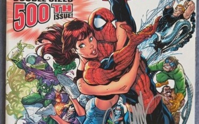 Marvel - Amazing Spider-Man #500 Doc Strange App !! Signed by Stan Lee, J.Scott Campbell and J.ROMITA JR !!! - First edition