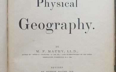 Maury, Physical Geography Revised Ed. 1892 Maps