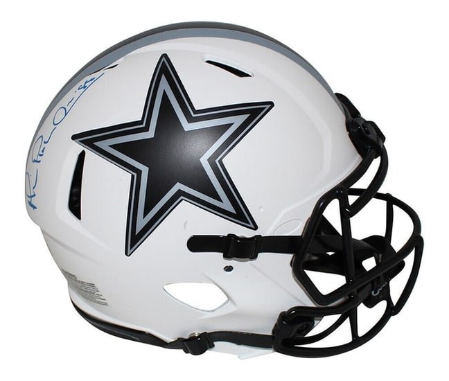 Michael Irvin Signed Dallas Cowboys Authentic Lunar Speed Helmet BAS 32751