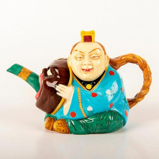 Minton, Fine China Chinaman Teapot with Lid