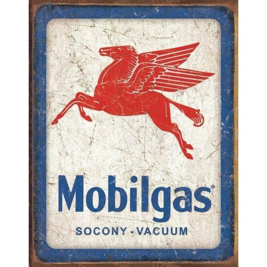 Mobilgas Metal Garage Pub Bar Sign