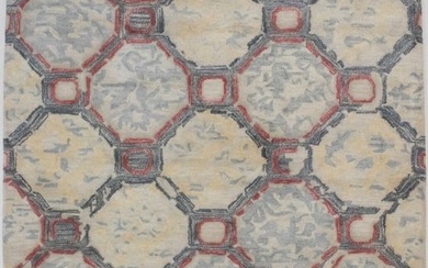 Modern Geometric Multicolored 5X8 Art Deco Hand Tufted Area Rug Oriental Carpet