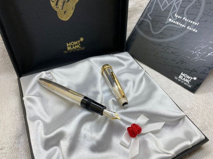 Montblanc - Le Grand N°146 Solitaire Sterling Silver "Wedding" Fountain Pen