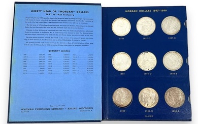 Morgan Dollar Coin Album with Contents