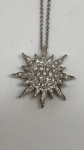 Nardelli- 18 kt. White gold - Necklace Diamond