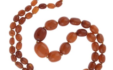 Natural untreated baltic amber necklace