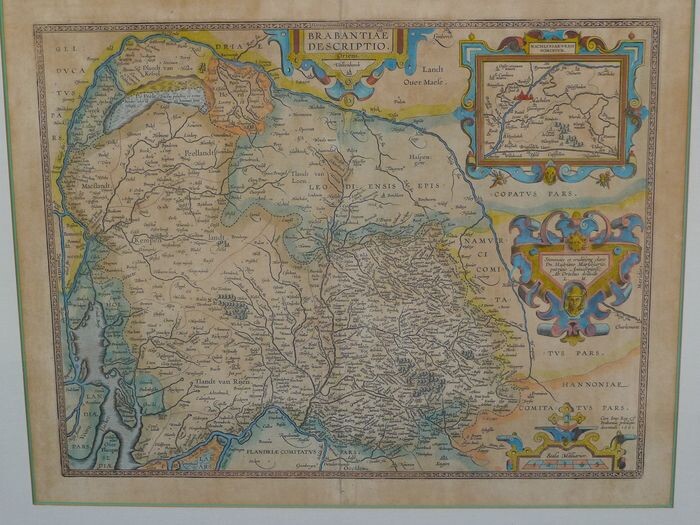 Netherlands, Brabant; Abraham Ortelius - Brabantiae Descriptio - 1581-1600