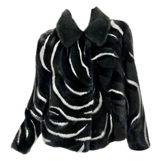 New Versace Mink Fur Jacket