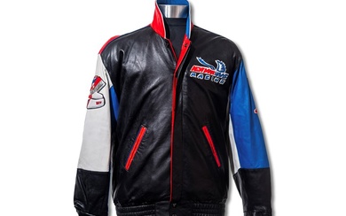 Newman/Haas Racing Leather Jacket with Intricate Nigel Mansell Indy Car Detail