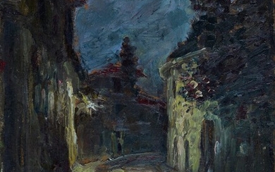 Guido Borgianni © (New York, 1915 - Firenze, 2011), Night, 1948