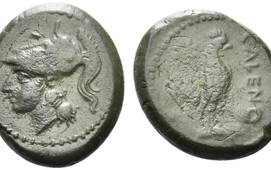 Northern Campania, Cales, c. 265-240 BC. Æ (19.5mm, 5.77g, 1h)....