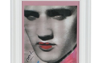 Offset Lithograph after Peter Max "This is Elvis" with Signature
