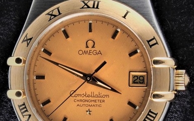 Omega - Constellation Yellow Gold - Automatic Chronometer- Ref. No: 368.1201 - Excellent Condition - Warranty - Men - 1990-1999