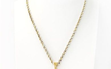 Oro Flash - 12.6 gr - 50 cm - 18 Kt - Necklace White gold, Yellow gold