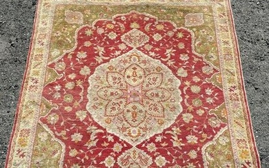 Oushak Room Size Carpet, 10ft 1in x 7ft 7in