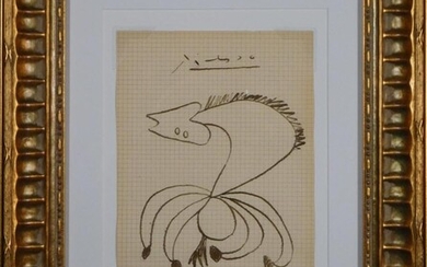 Pablo Picasso, Attributed: Abstract Horse