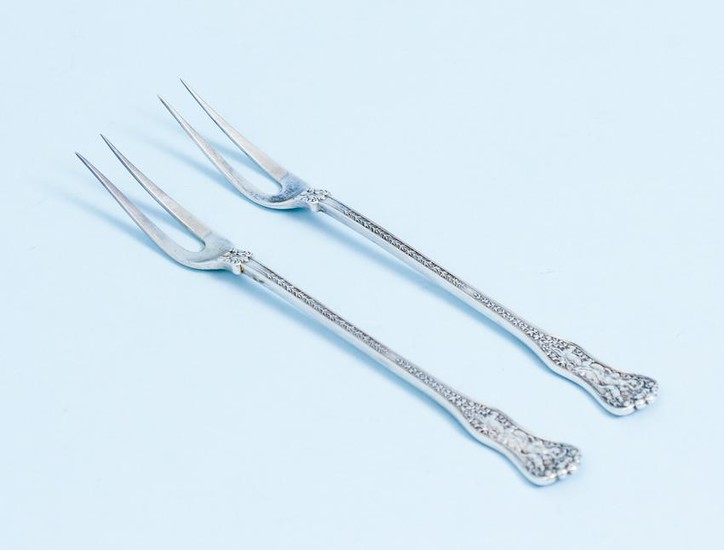 Pair Tiffany Sterling Olympian Forks