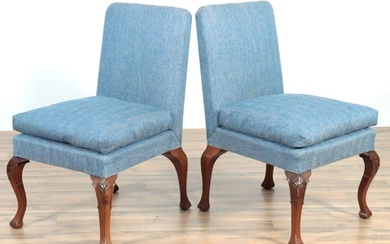 Pair of George III Style Mahogany Side Chairs