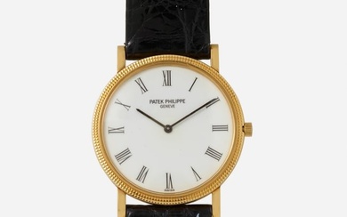 Patek Philippe, 'Calatrava' gold wristwatch, Ref. 3520