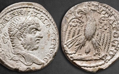 Phoenicia. Tyre. Caracalla circa AD 198-217. Struck AD 213-21. Billon-Tetradrachm
