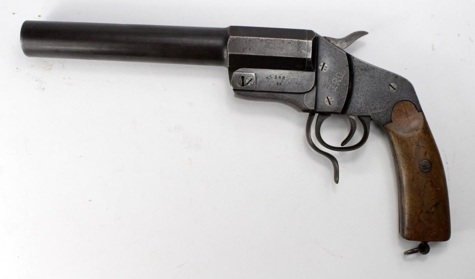 Pistol: Great War Hebel Signal Pistol, the standard flare pi...