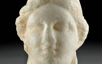 Published Hellenistic Marble Head of Isis, ex-Sotheby's