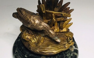 Pyrogen - Napoleon III - Bronze, Marble - 19th century