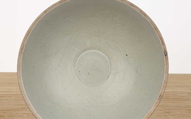 Qingbai porcelain bowl Chinese, possibly 11th Century or later with...
