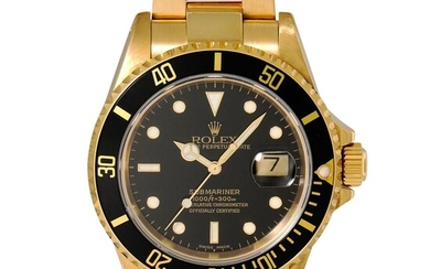 ROLEX Submariner Date "Noir", réf. 16618. montre-bracelet.