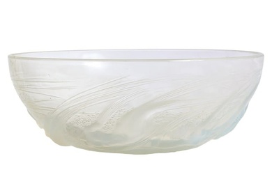 Rene Lalique French Crystal Art Deco ONDINES Bowl