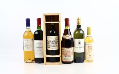Réunion de 6 bouteilles de vins divers : -... - Lot 362 - Alexandre Landre Beaune