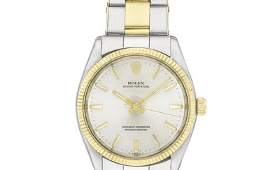 Rolex Oyster Perpetual Steel and 14K Gold